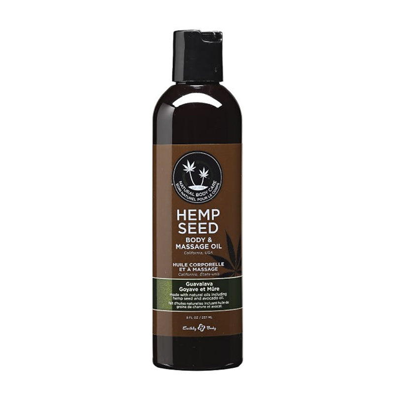Earthly Body Massage & Body Oil - 8 oz Guavalava