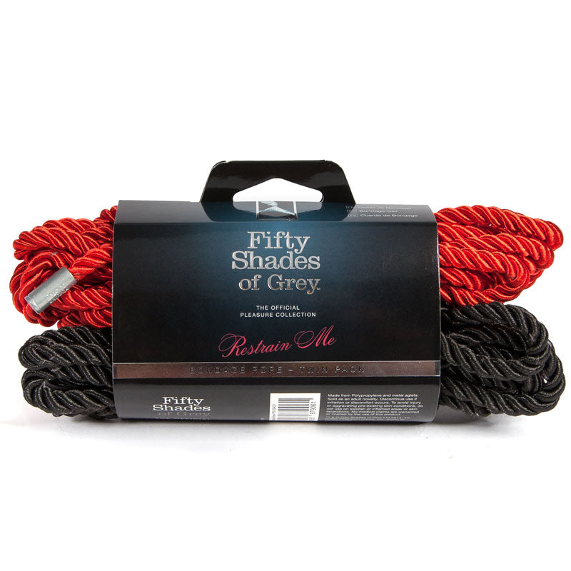 Fifty Shades of Grey Restrain Me Bondage Rope Twin Pack