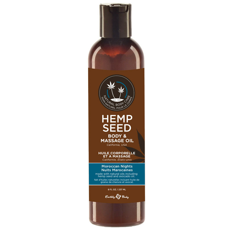 Earthly Body Massage & Body Oil - 8 oz Moroccan Nights