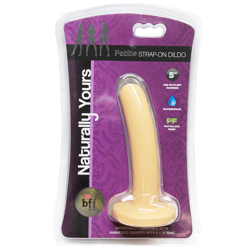 BFF Nat. Yours Petite Strap-On White 5in