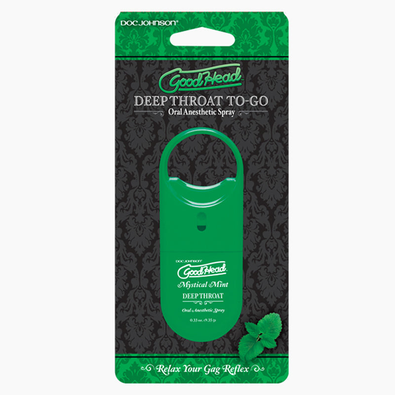 Goodhead To Go Deep Throat Spray 33oz Mystical Mint