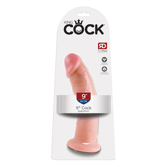 King Cock 9 Inches Dildo - Beige