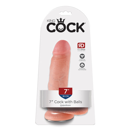 King Cock 7 Inches Cock Balls