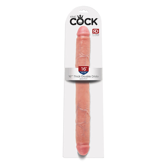 Thick Double Dildo 16 inch - Beige