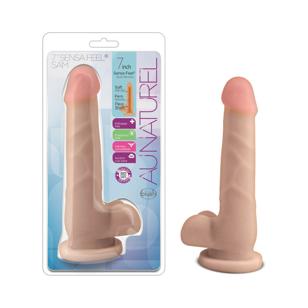 Au Natural 7 inches Sam Beige Dildo