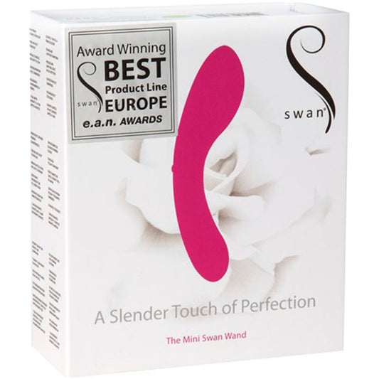 Mini Swan Wand 4.75 inches Pink Vibrator