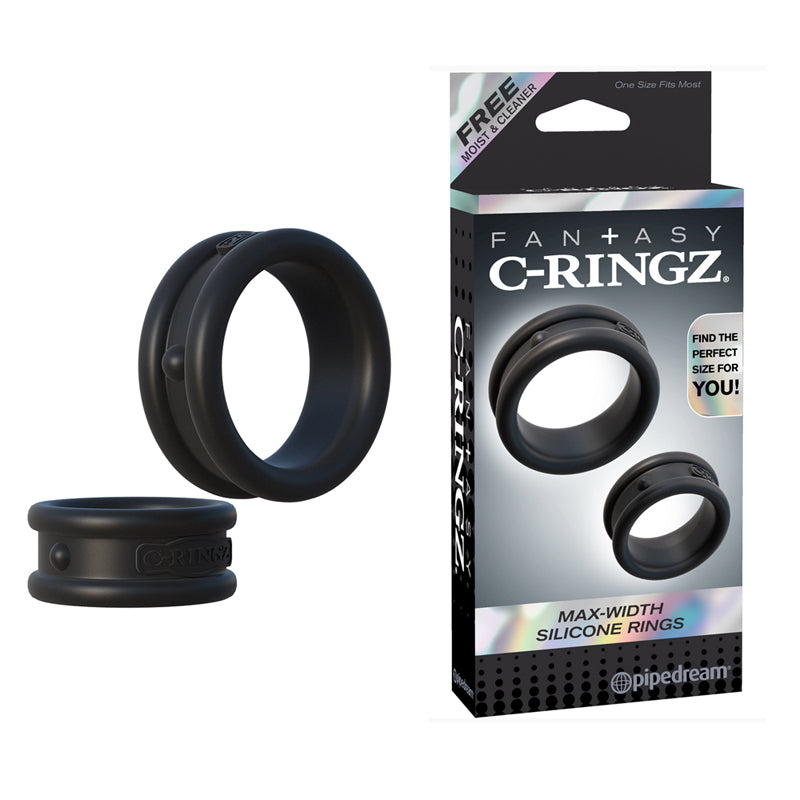 Fcr Max Width Silicone Rings Black