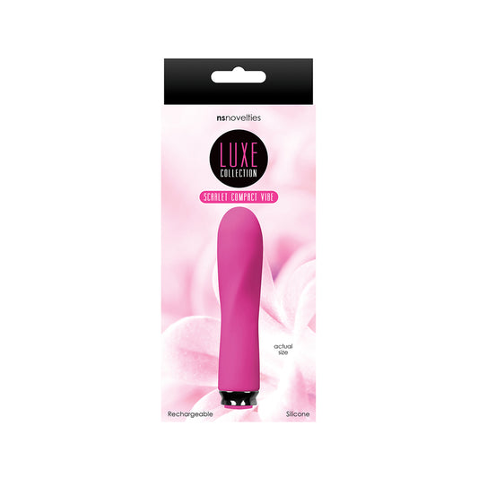 Luxe Compact Rechargeable Vibe Scarlet Pink