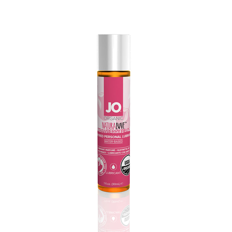 Jo Usda Organic - Strawberry - Lubricant (water-based) 1 Fl Oz / 30 Ml