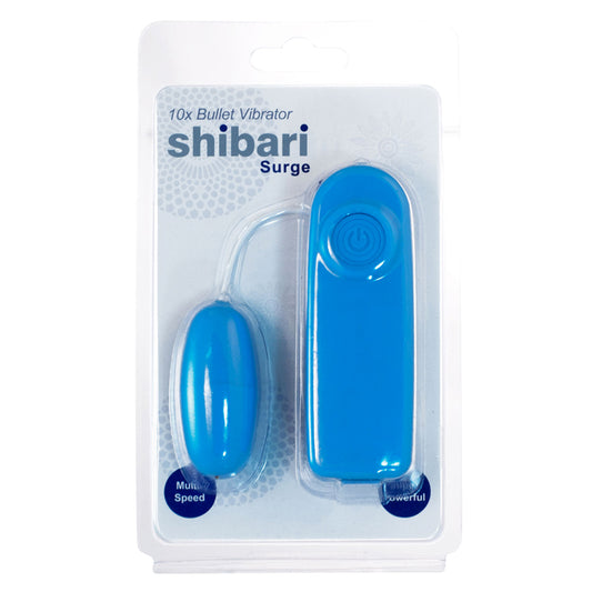 Shibari Surge Bullet Vibrator 10X Blue