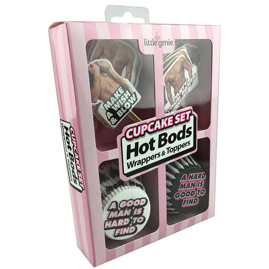 Cupcake Set - Hot Bods Wrappers & Toppers