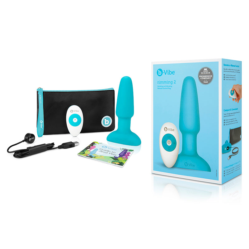 B-Vibe Rimming Plug 2 - Teal