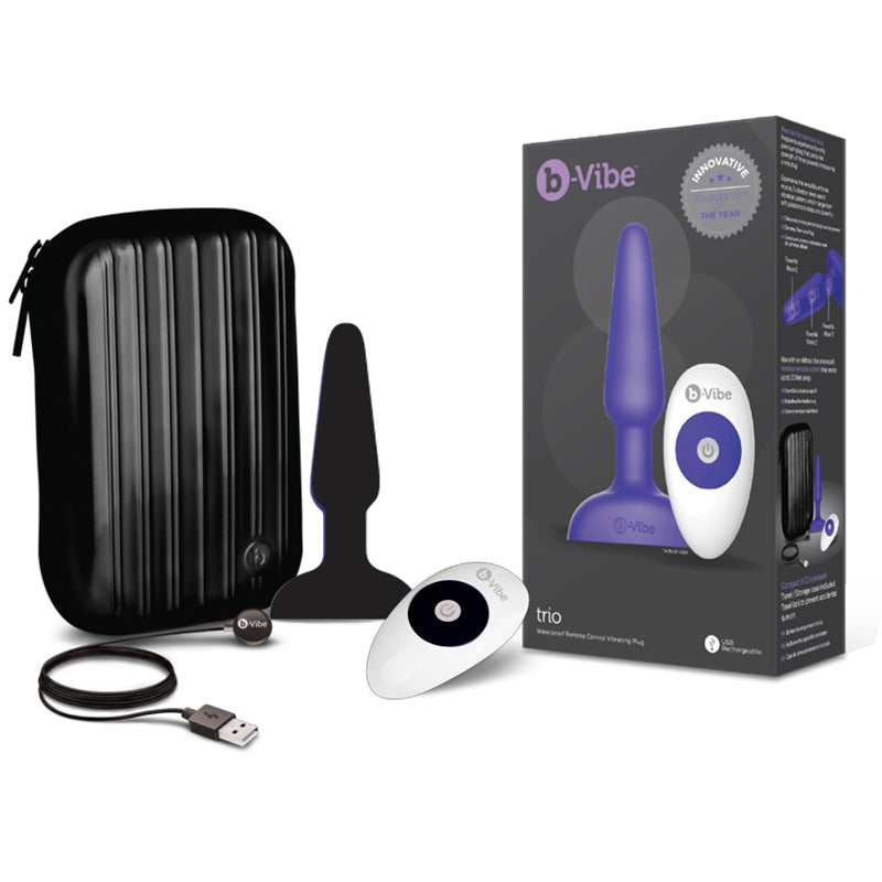 B-Vibe Trio Plug - Black