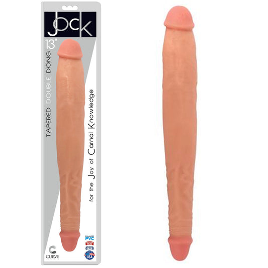 Jock 13 inches Tapered Double Dong Beige