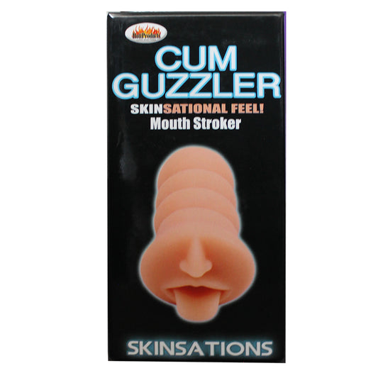 Skinsations Cum Guzzler Mouth & Tongue Stroker Beige
