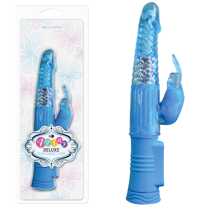 4Play Deluxe Slim Rabbit Vibe - Blue