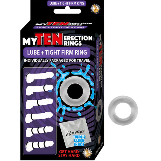 My Ten Erection Rings Clear