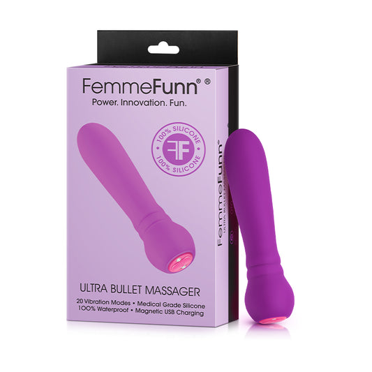 Femmefunn Ultra Bullet Silicone Purple Vibrator