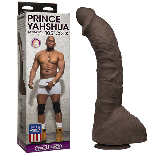 Prince Yahshua Ultraskyn 10.5 inches Cock Brown Dildo