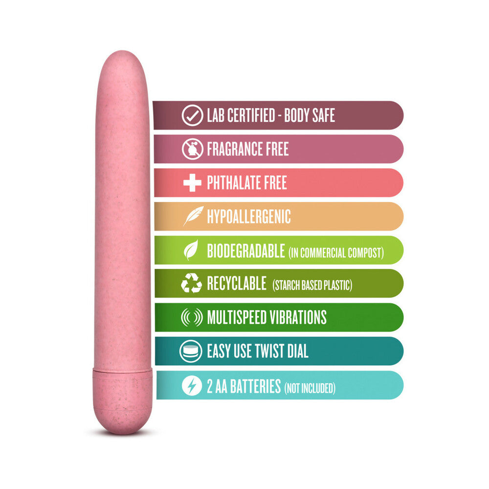 Gaia Biodegradable Vibrator Eco - Pink