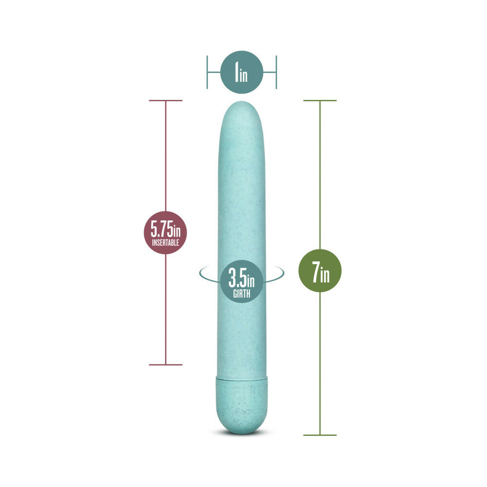 Gaia Biodegradable Vibrator Eco Aqua Blue