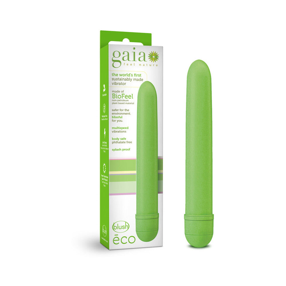 Blush Gaia Biodegradable Vibrator Eco - Green