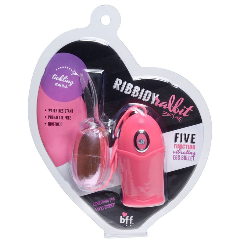 Ribbidy Rabbit Egg Bullet Vibrator Pink –