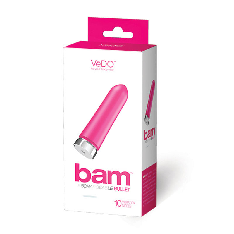 Vedo Bam Rechargeable Bullet - Foxy Pink