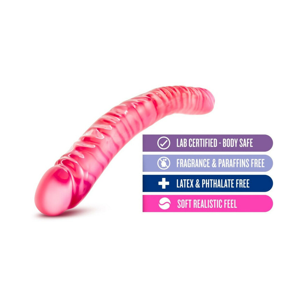 B Yours 18 Double Dildo - Pink