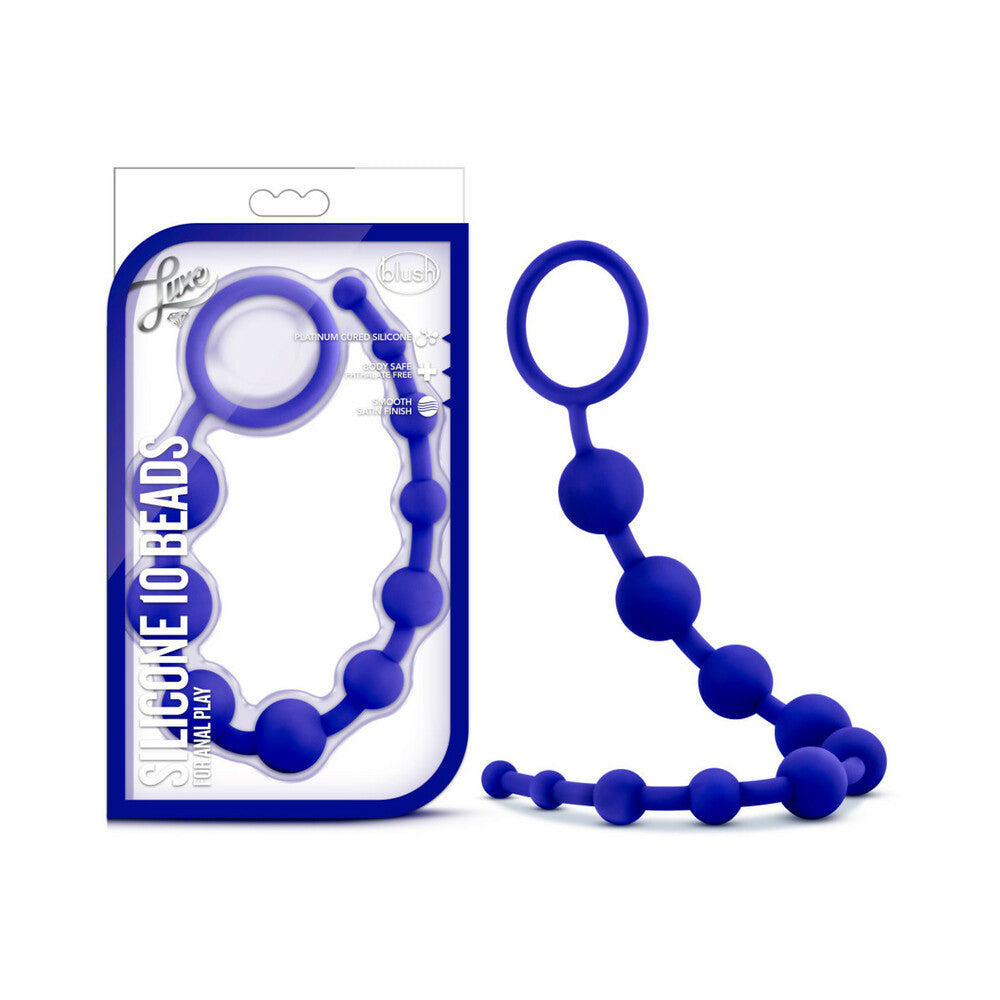 Luxe - Silicone 10 Beads - Indigo