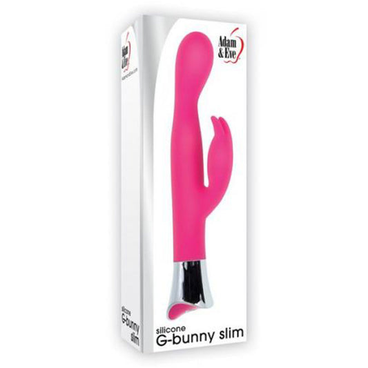 Adam & Eve Silicone G Bunny Slim Pink