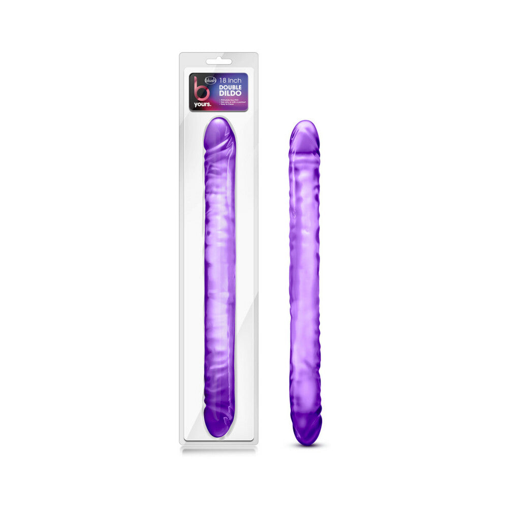 18`` Double Dildo Purple