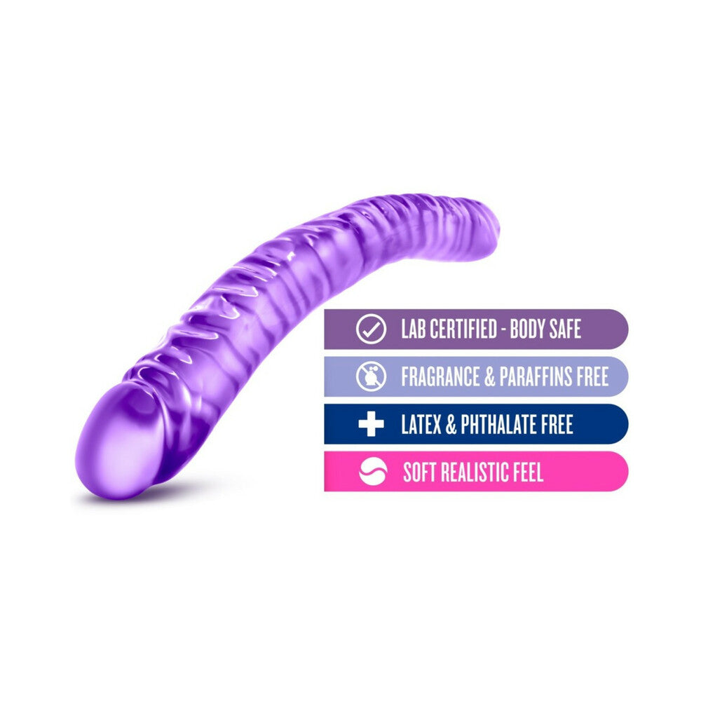 18`` Double Dildo Purple