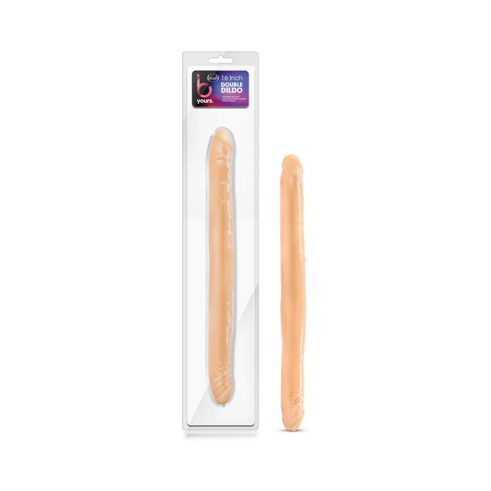 16`` Double Dildo Beige