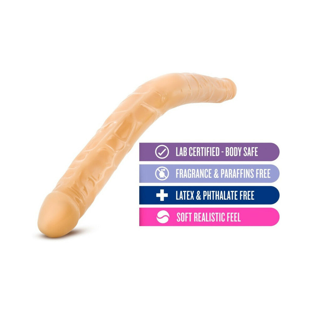 16`` Double Dildo Beige