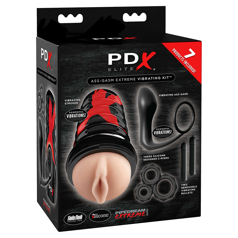 Pdx Elite Ass Gasm Vibrating Kit –