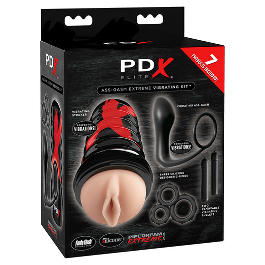 Pdx Elite Ass-gasm Vibrating Kit