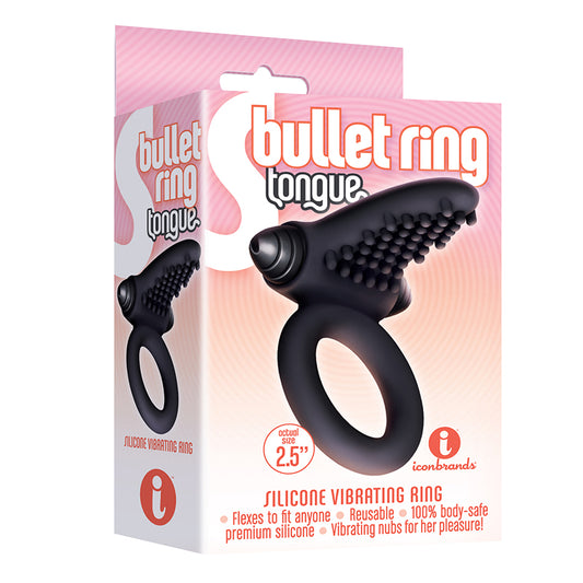 The 9's, S-bullet Ring - Tongue, Silicone