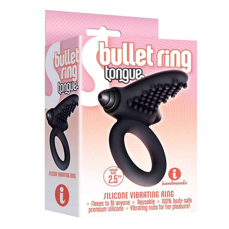 The 9's, S-bullet Ring - Tongue, Silicone