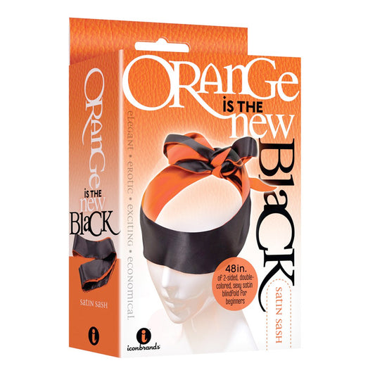 Orange Is The New Black Satin Sash Reversible Blindfold Restraint