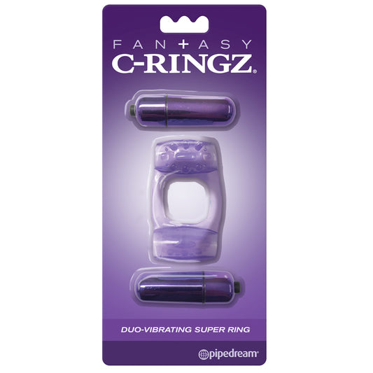 Fantasy C-Ringz Duo-Vibrating Super Ring Purple