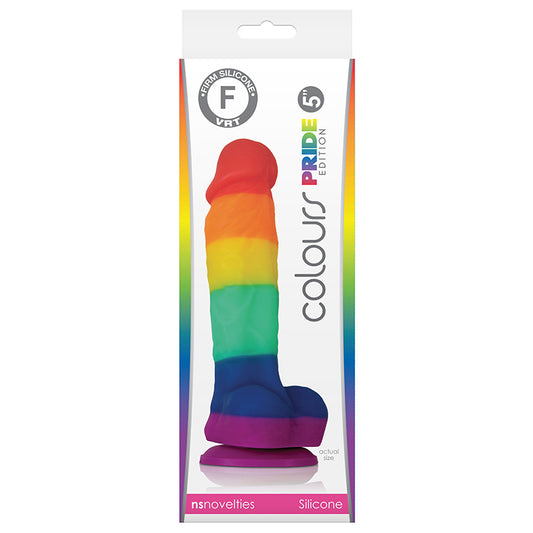 Colours - Pride Edition - 5in Dildo - Rainbow