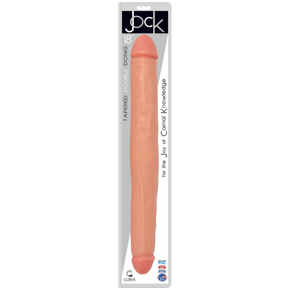 Jock Tapered 18 Inches Double Dong Vanilla