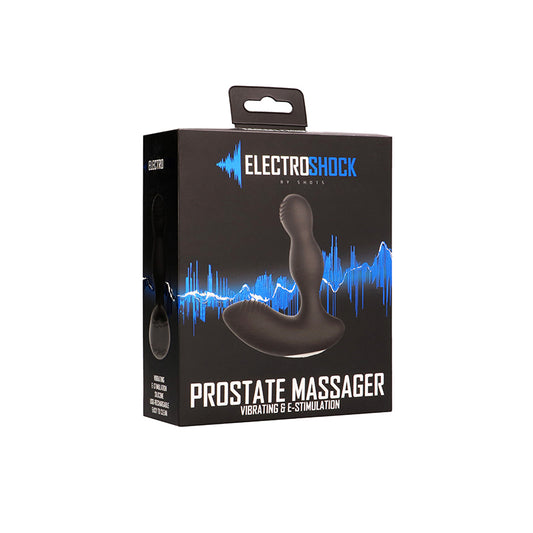 Electroshock E-stim Vibrating Prostate Massager - Black