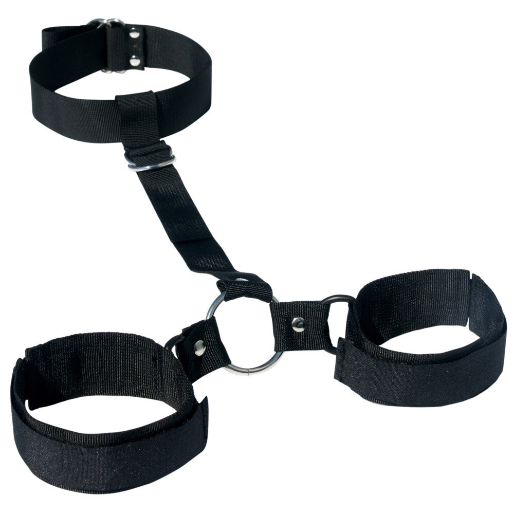 S&m Shadow Neck And Wrist Restraint