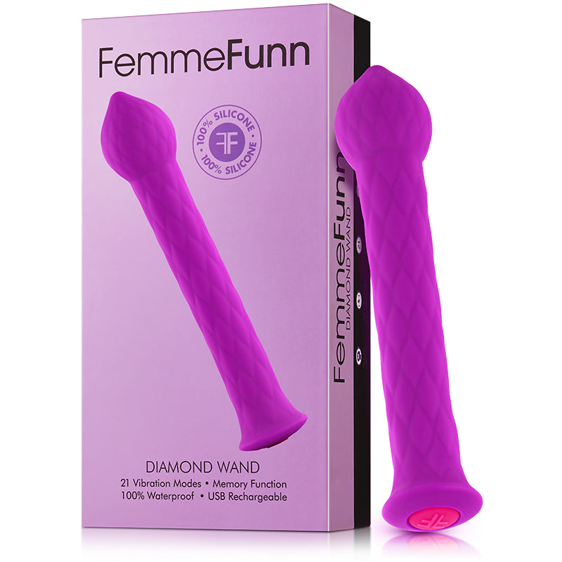 Femme Funn Diamond Wand - Purple