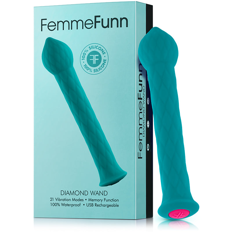 Femme Funn Diamond Wand - Turquoise