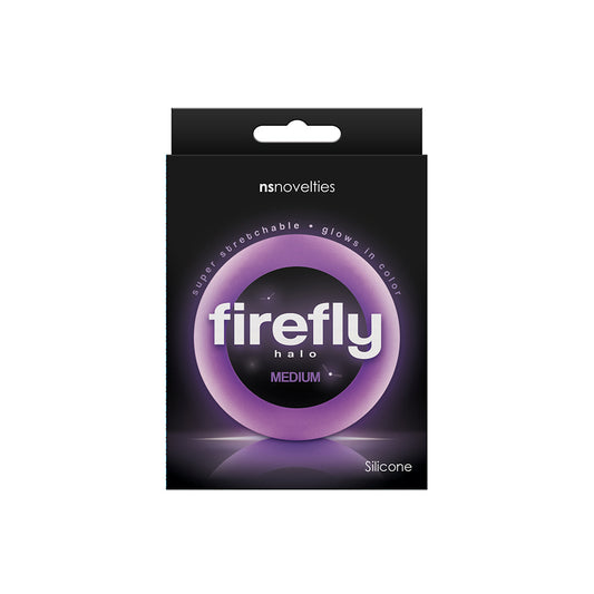 Firefly Halo Medium Cock Ring Purple