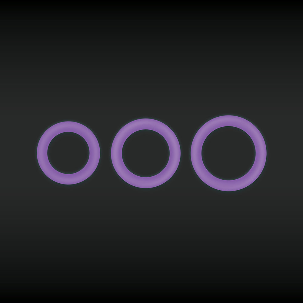 Firefly Halo Medium Cock Ring Purple