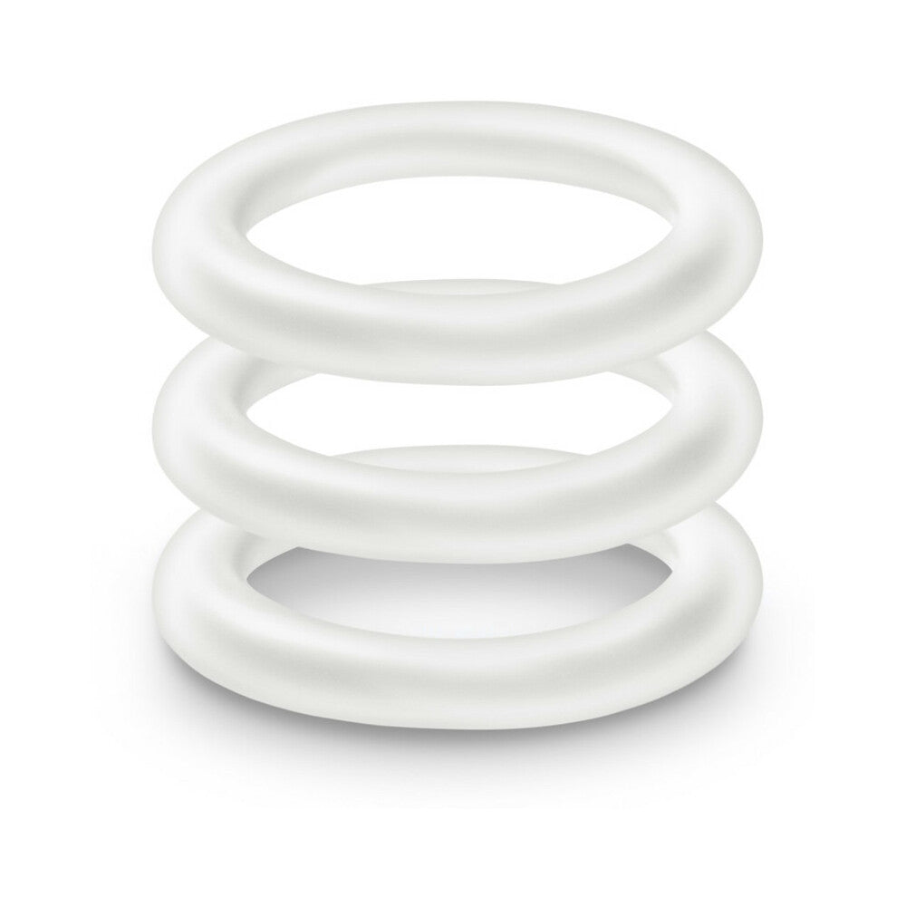 Performance - Vs2 Pure Premium Silicone Cockrings - Small - White